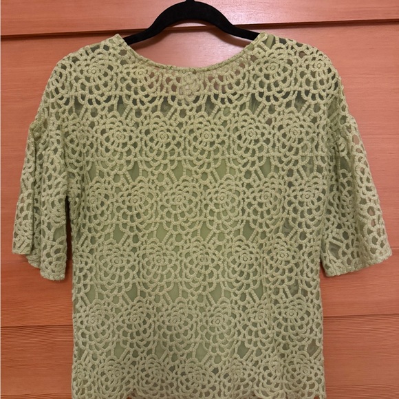 Sundance Catalog 2 Piece sheer embroidered blouse with matching camisole - Picture 2 of 7